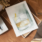 Old Fashioned Drink Poster