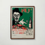 Albert Engström Kräftor Kräva Dessa Drycker Poster