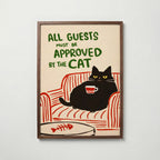 Approved by the Cat Poster – modern väggdekoration – köp poster online Bozetto