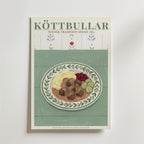 Köttbullar Poster – En klassisk och hemtrevlig poster som hyllar en av Sveriges mest ikoniska rätter – köttbullar med