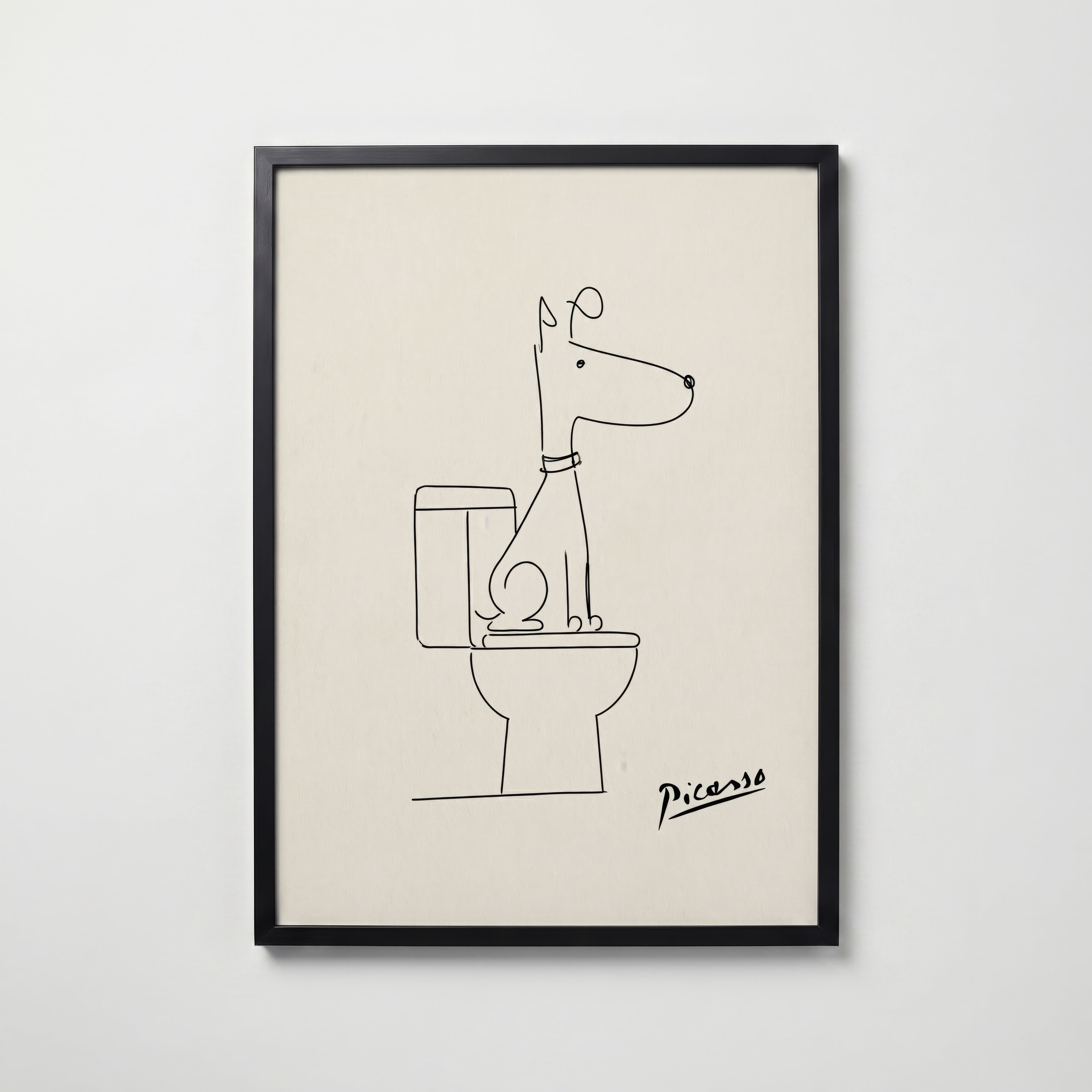 Pablo Picasso Whispering poster visad rakt fram – Bozetto affisch i hög tryckkvalitet