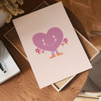 Happy Heart Character Poster