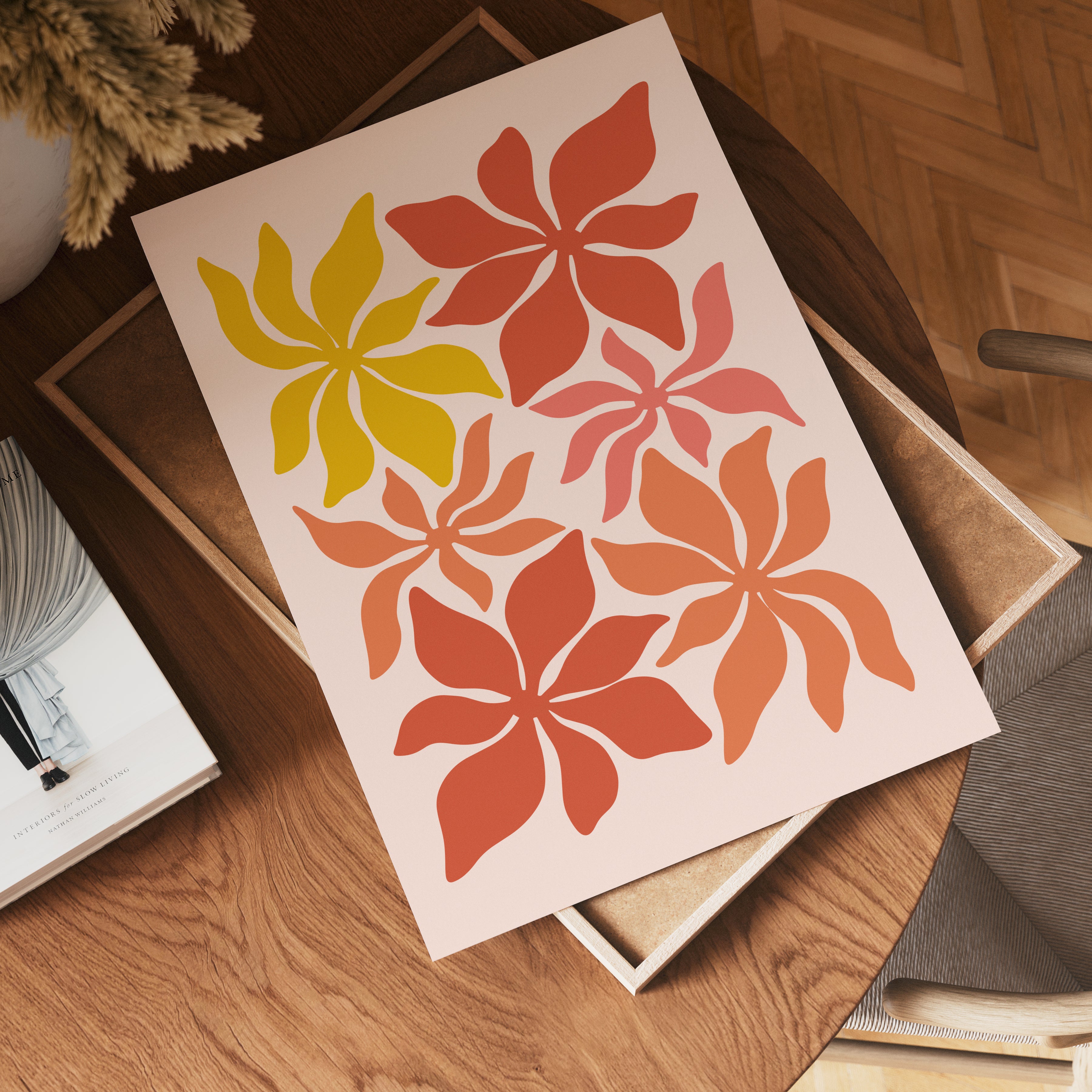 Sunset Petals Poster