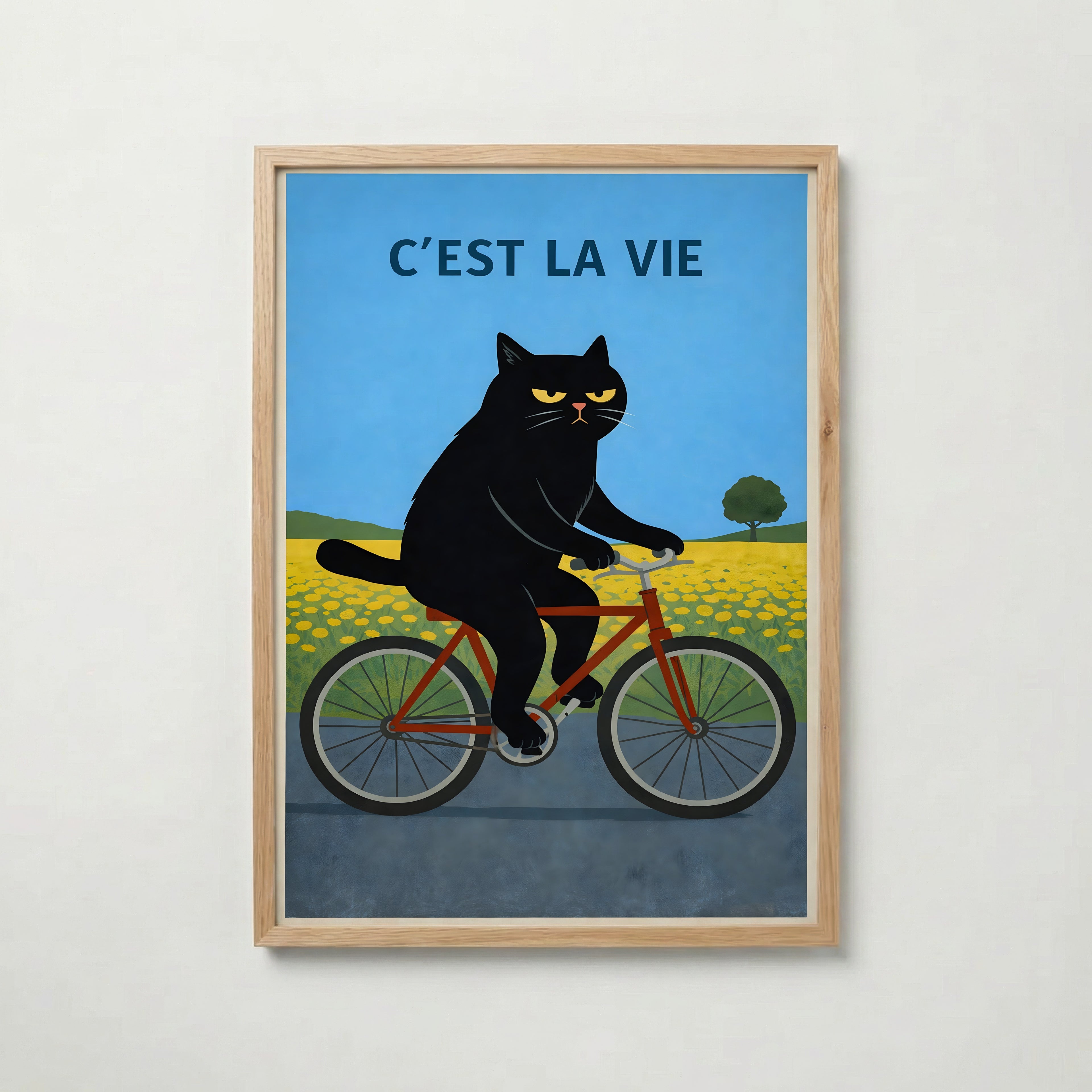 C’est La Vie poster visad rakt fram – Bozetto affisch i hög tryckkvalitet i hög tryckkvalitet