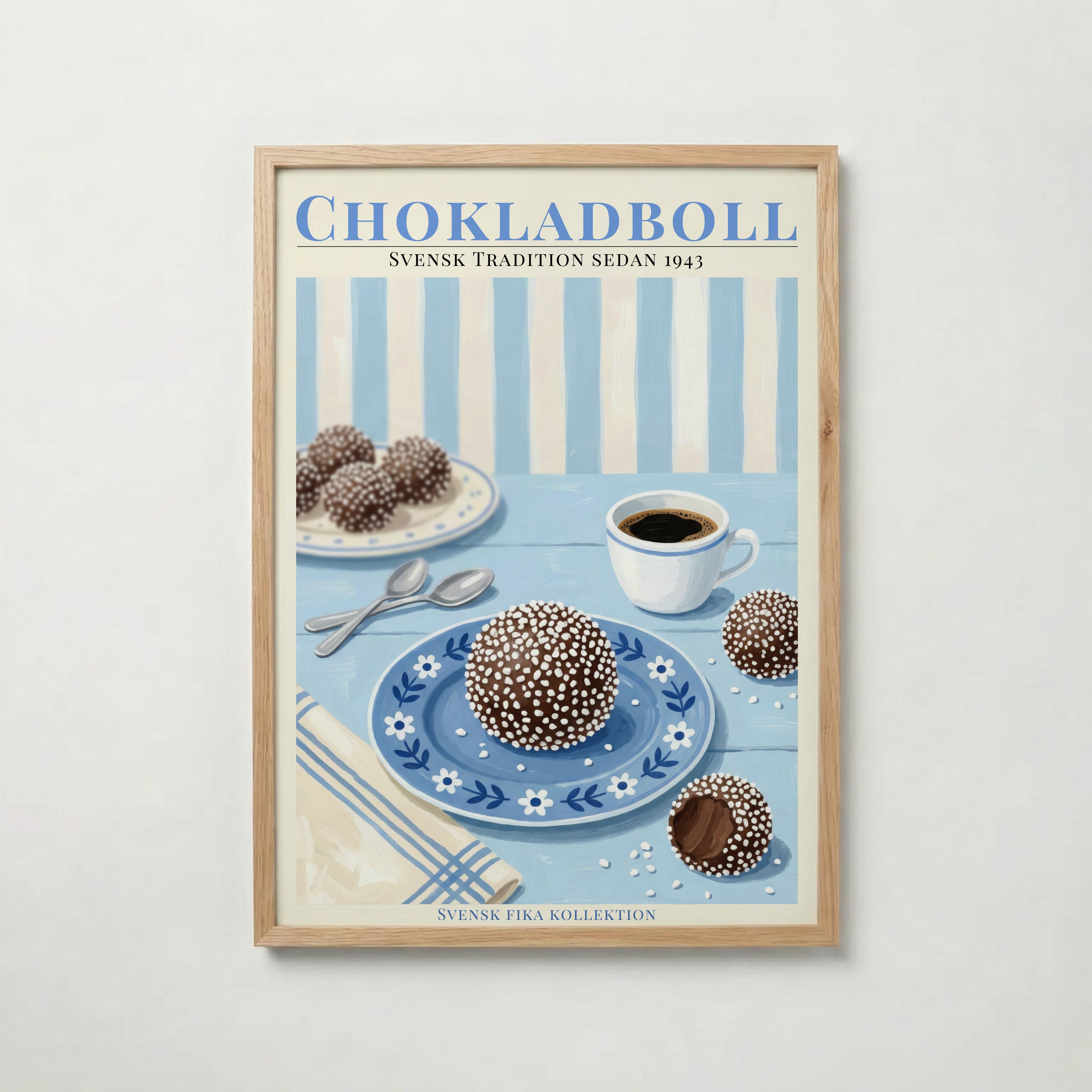 Chokladboll Poster affisch – köp poster online – Bozetto väggdekoration