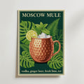 Copper Garden Poster – kopparmugg med limeskiva och tropiska löv