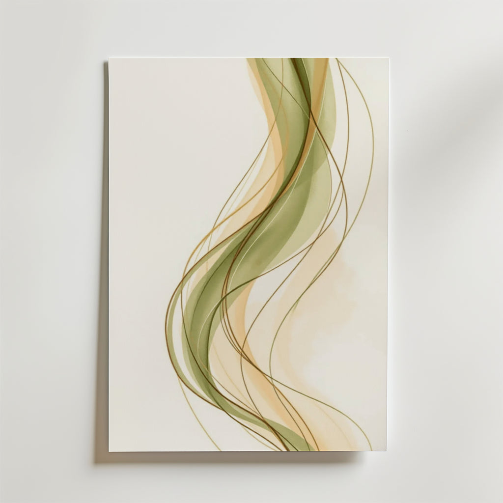 Abstract Stings Poster – Upplev en harmonisk fusion av färg och form med vår Abstract Stings Poster .