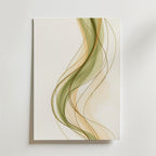 Abstract Stings Poster – Upplev en harmonisk fusion av färg och form med vår Abstract Stings Poster .