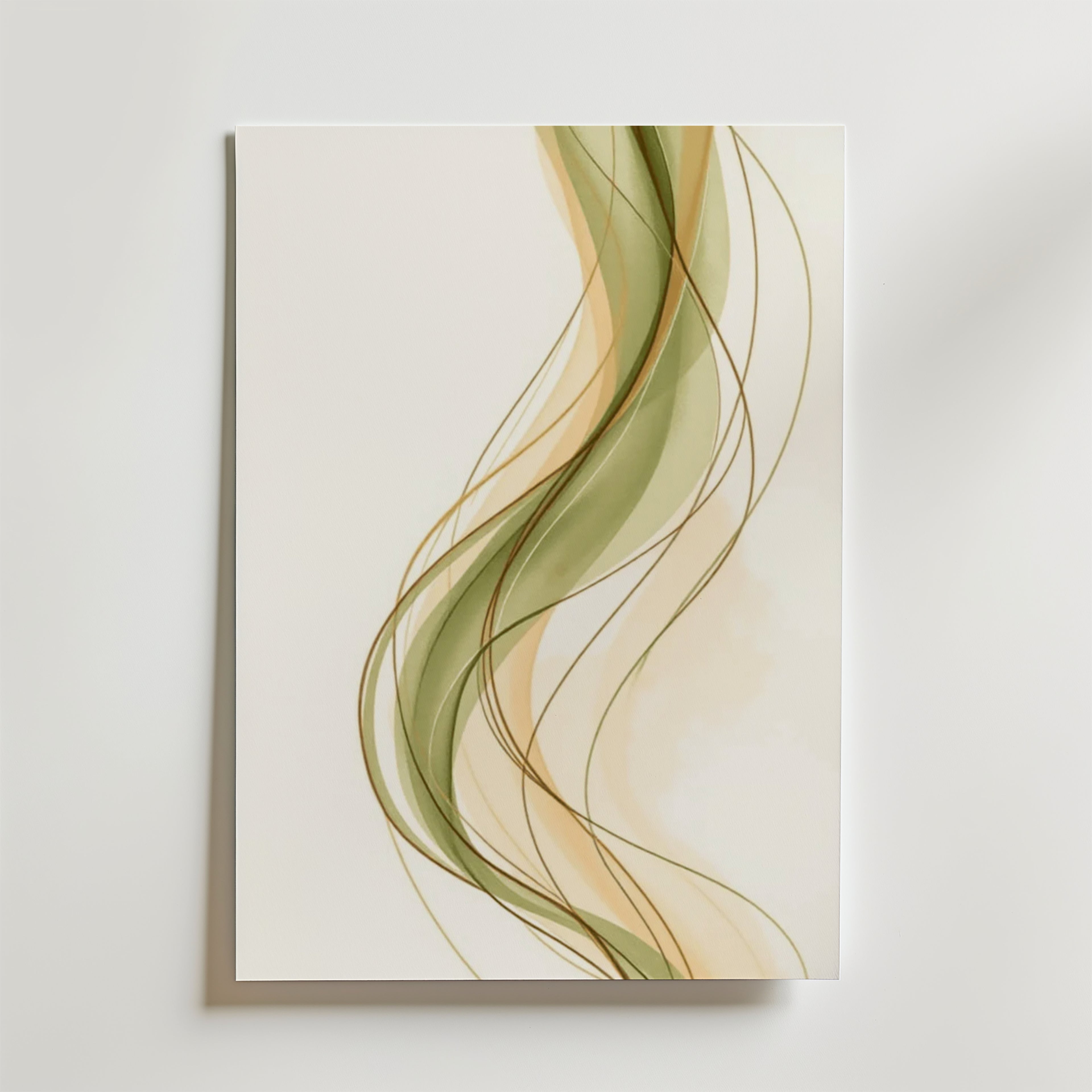 Abstract Stings Poster – Upplev en harmonisk fusion av färg och form med vår Abstract Stings Poster .