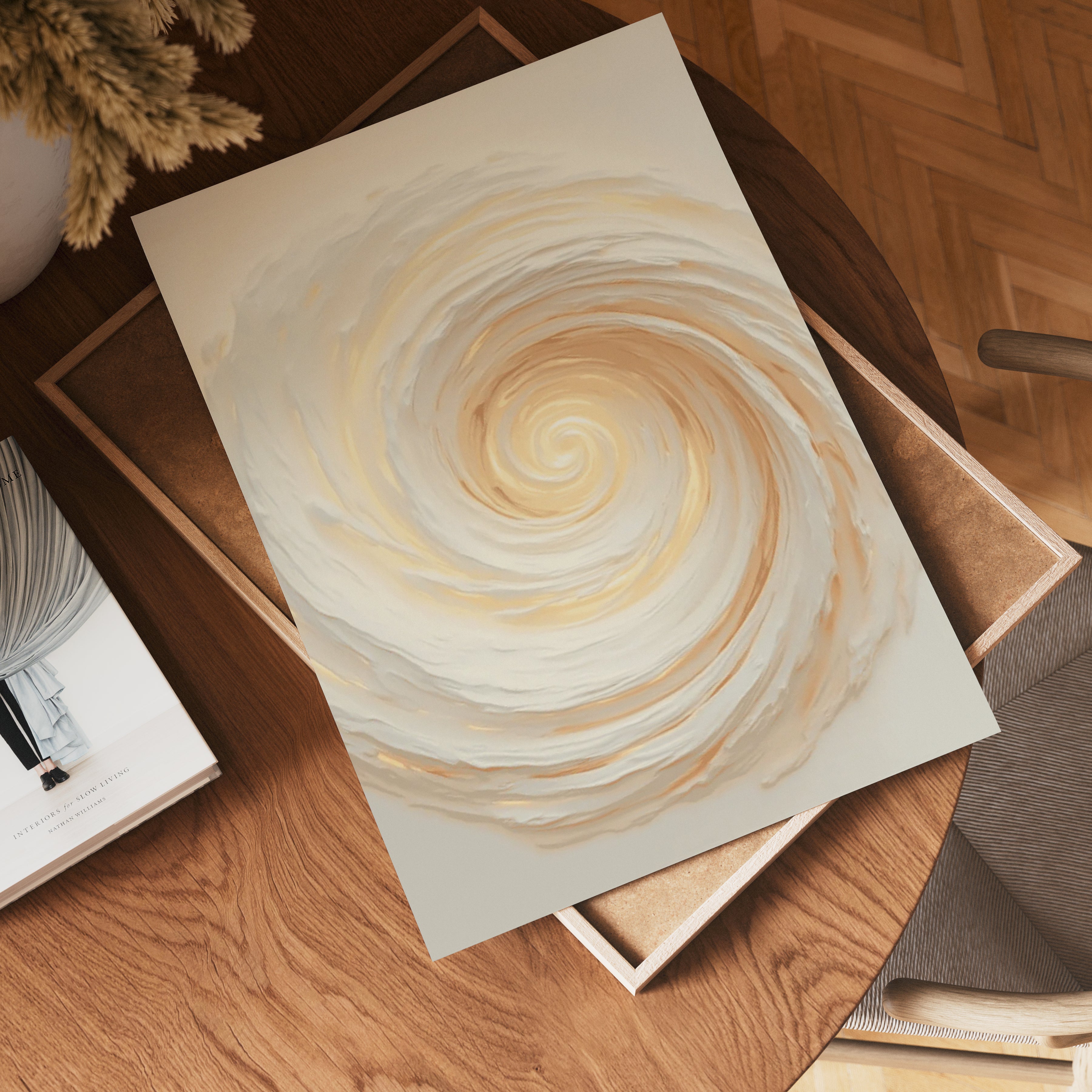 Abstract Spiral Poster – poster väggdekoration