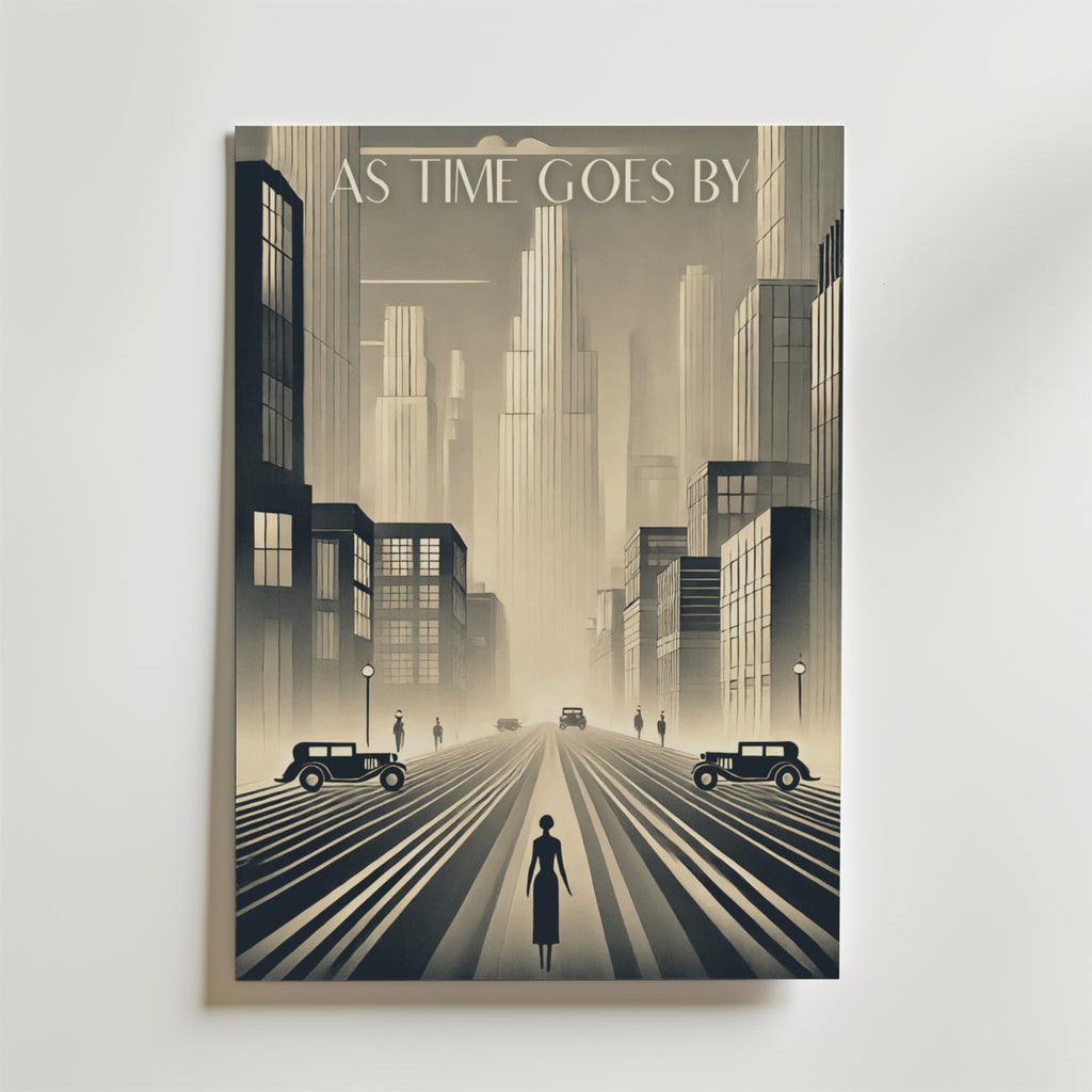 As Time Goes By No.2 Poster – Upplev tidlös elegans med As Time Goes By No.2 Poster , tryckt på FSC-certifierat