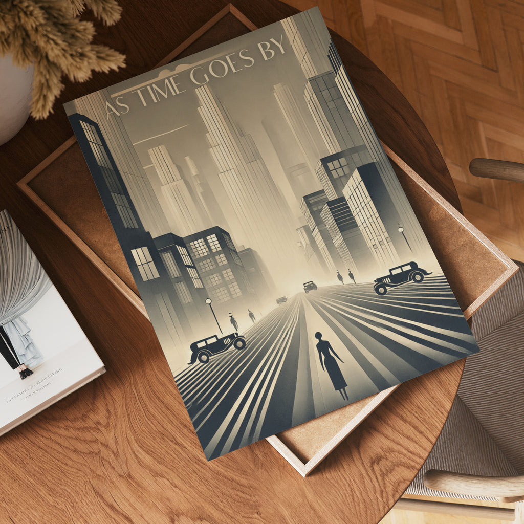 As Time Goes By No.2 Poster – poster väggdekoration