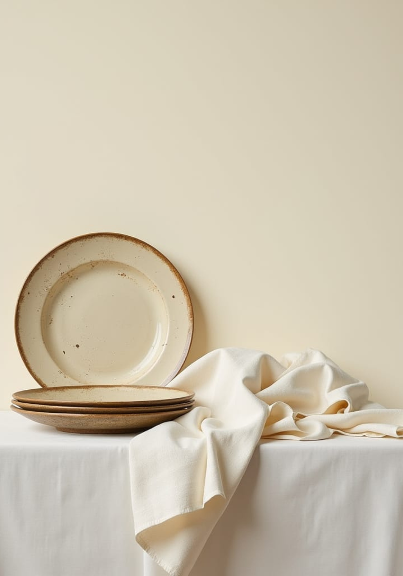 Rustic dinner plate Poster