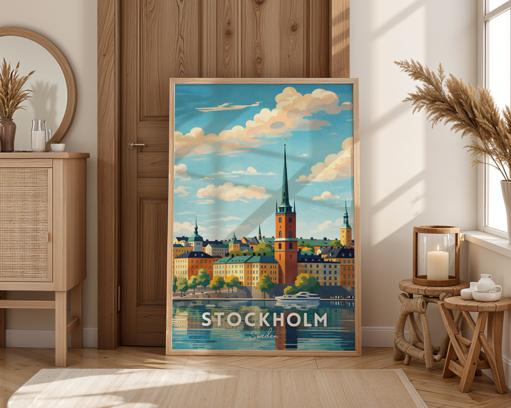 Stockholm Reflections Poster