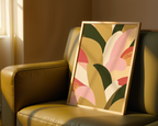 Abstract Botanical Decor Poster