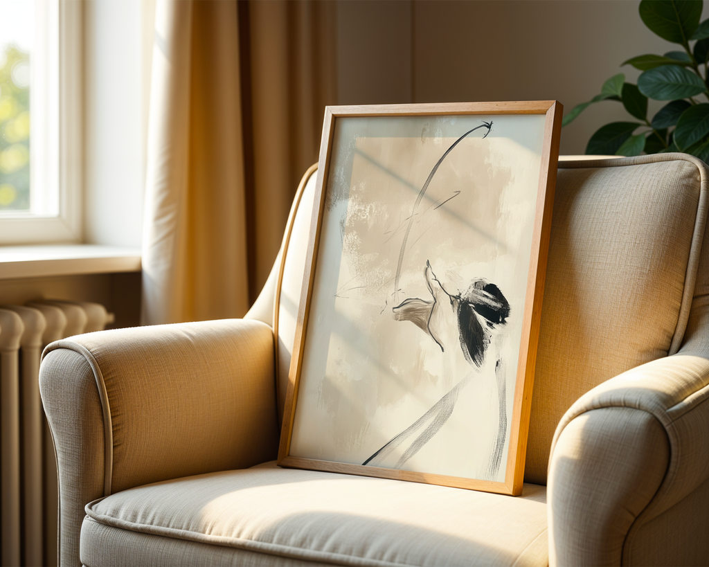 Silent Gesture Poster – poster väggdekoration