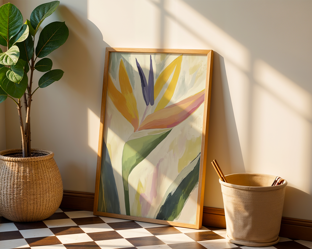 Abstract Tropical Poster – poster på vägg inredning