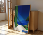 Lake and Mountain Hiroshi Poster