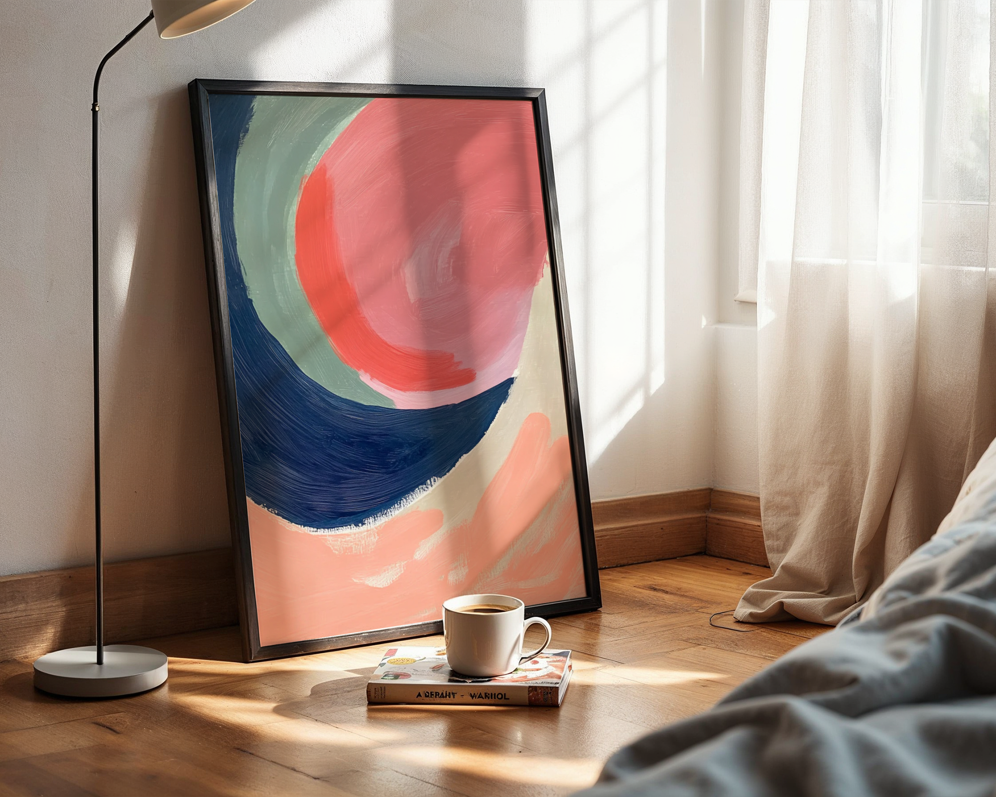 Abstract Whispers of the Horizon Poster – poster väggdekoration