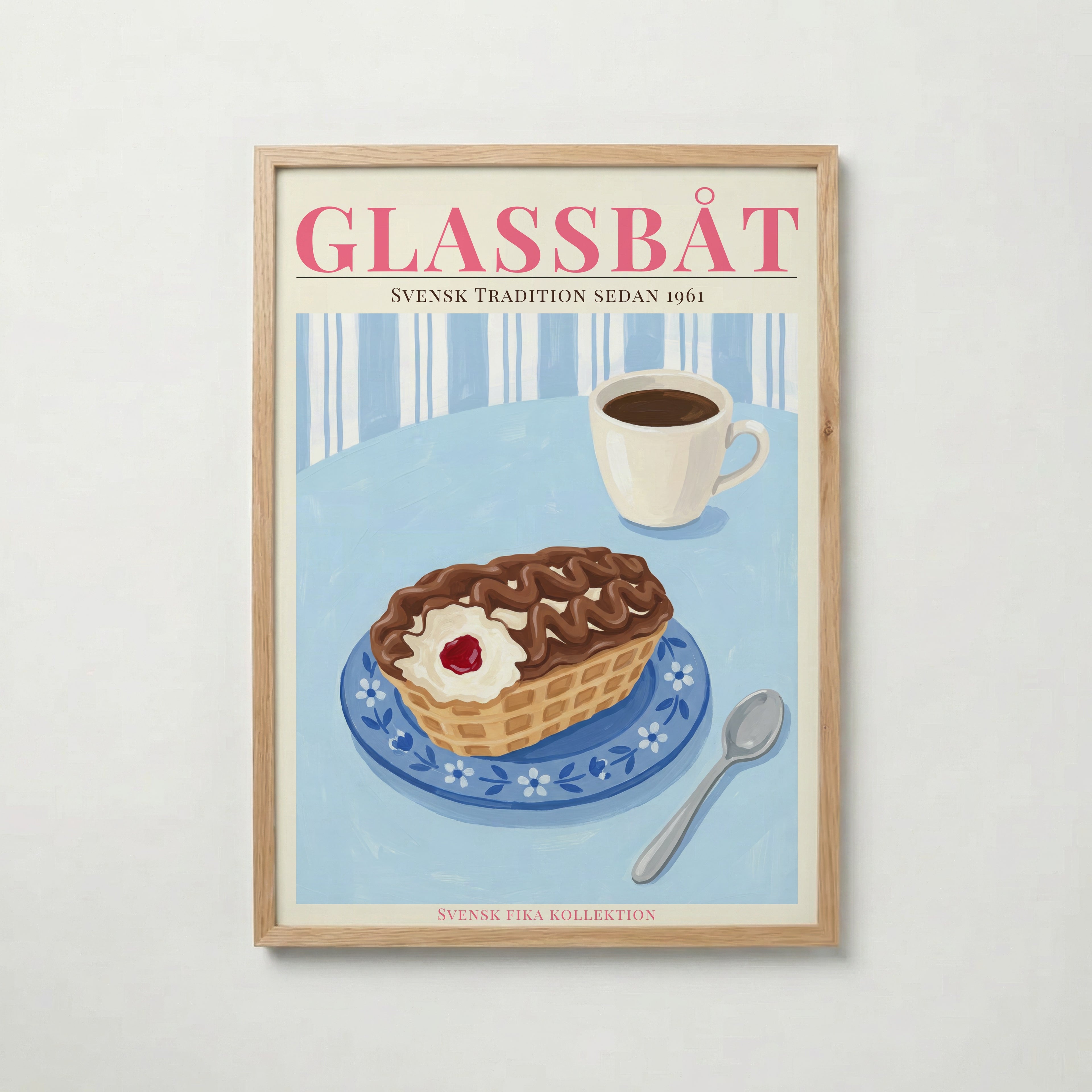 Glassbåt Poster affisch – köp poster online – Bozetto väggdekoration