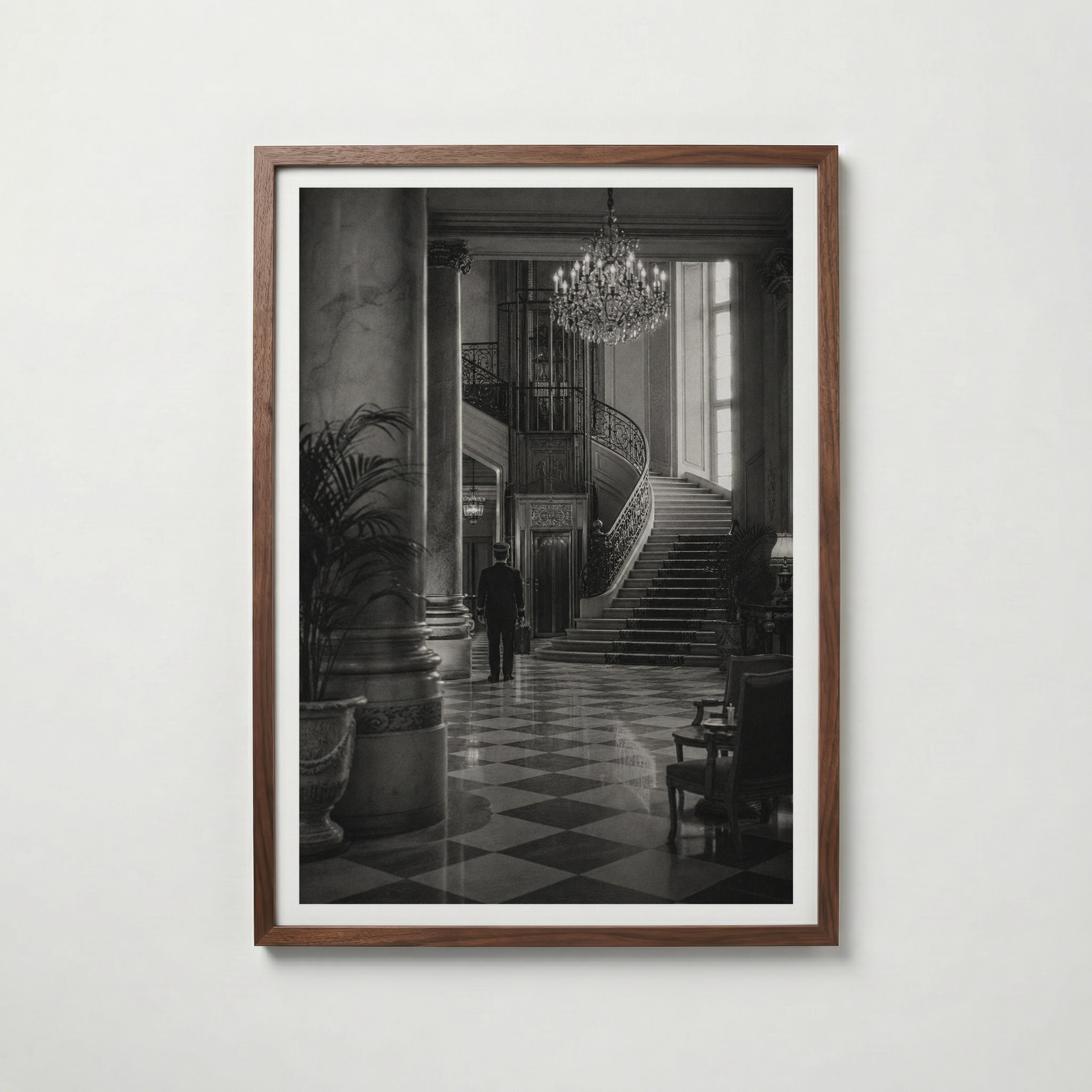 Grand Hotel Lobby Poster