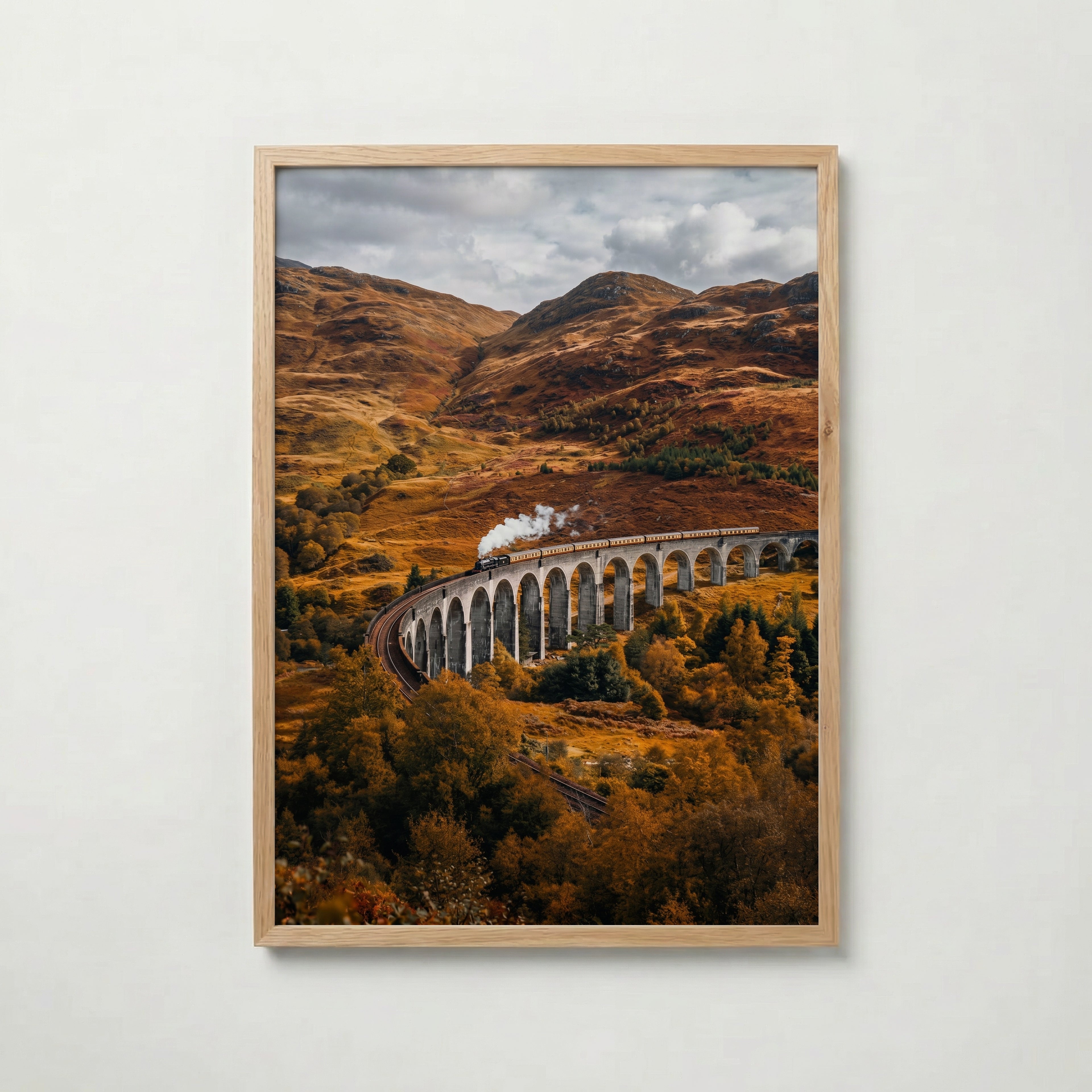 Highland Steam Poster med ekram