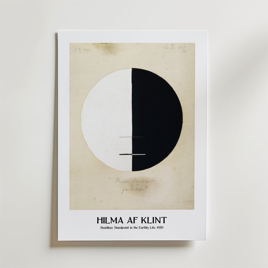 Hilma af Klint Buddhas Standpoint in the Earthly Life Poster – Hilma af Klints “Buddhas Standpoint in the Earthly Life” från 