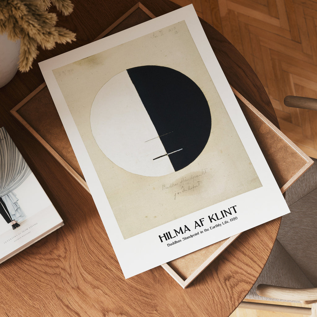 Hilma af Klint Buddhas Standpoint in the Earthly Life Poster – poster väggdekoration