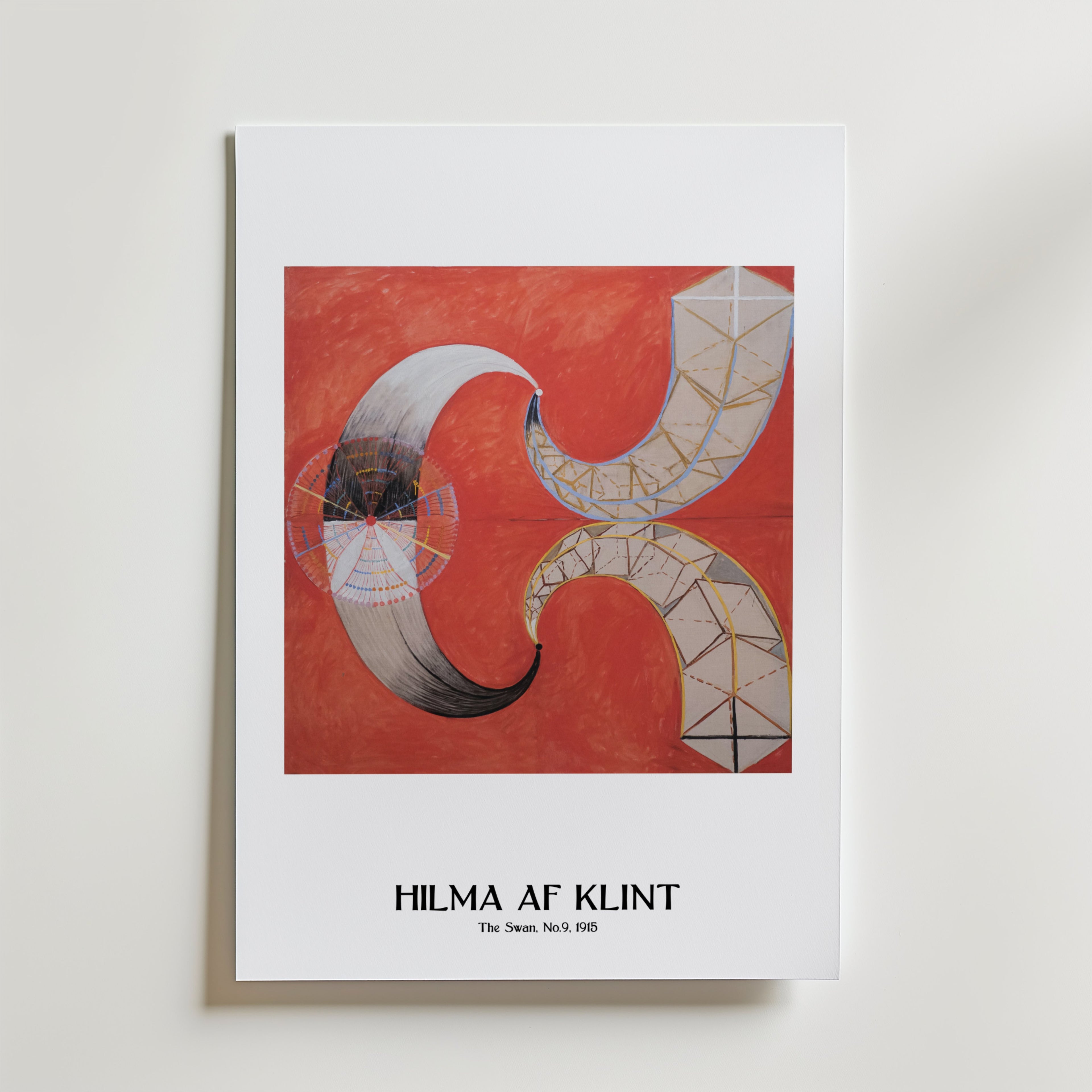 Hilma af Klint The Swan No.9 Poster