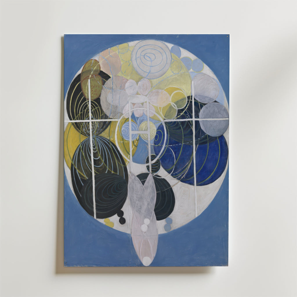Hilma af Klint The Key to All Works Poster – Detta verk från Hilma af Klints serie The Large Figure Paintings är en visuell n