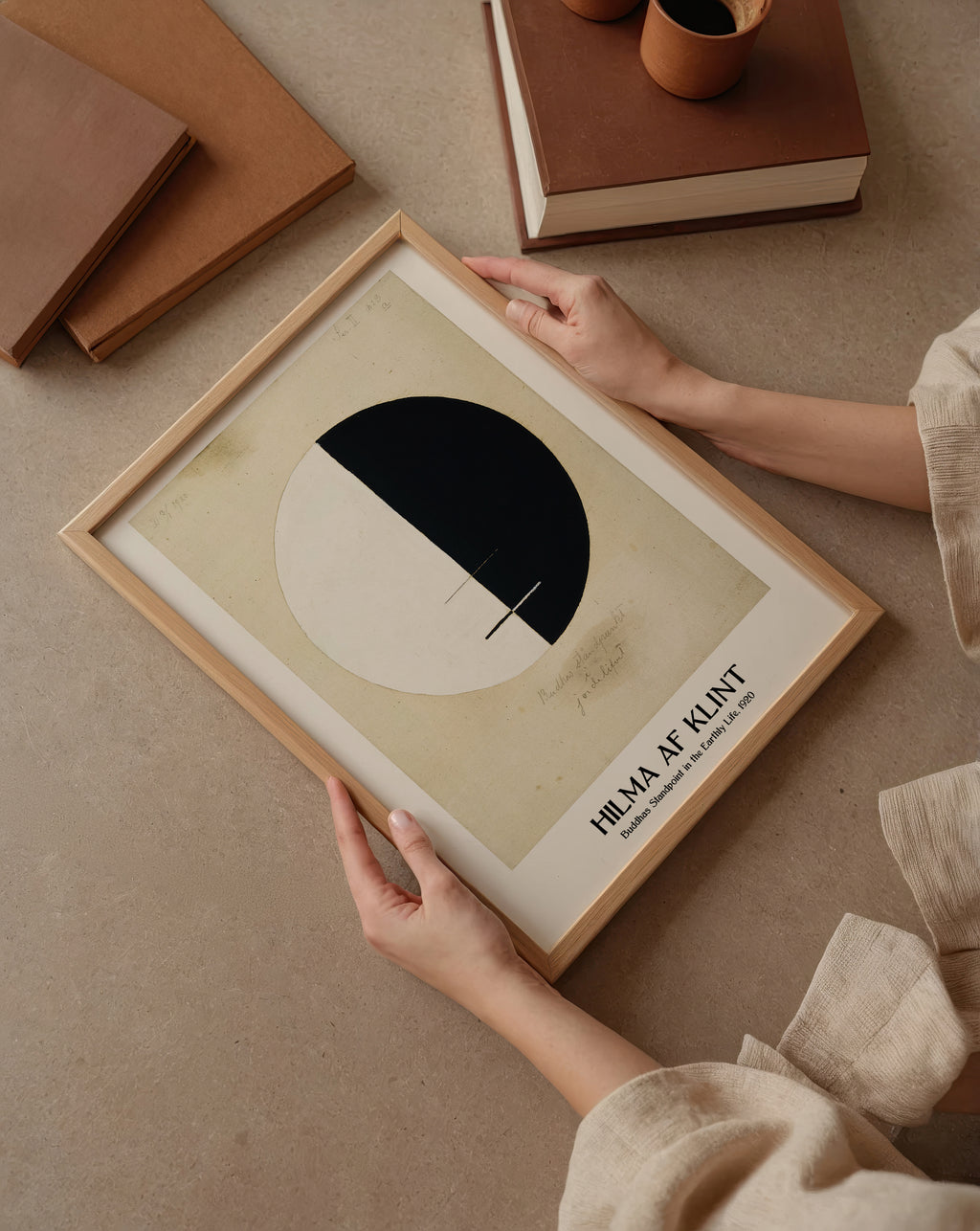 Hilma af Klint Buddhas Standpoint in the Earthly Life Poster – poster väggdekoration