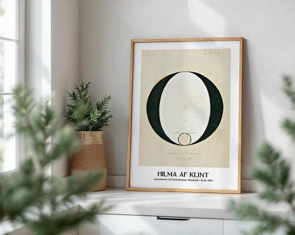 Hilma af Klint Judendomens och Hedendomens Standpunkt No.3a Poster