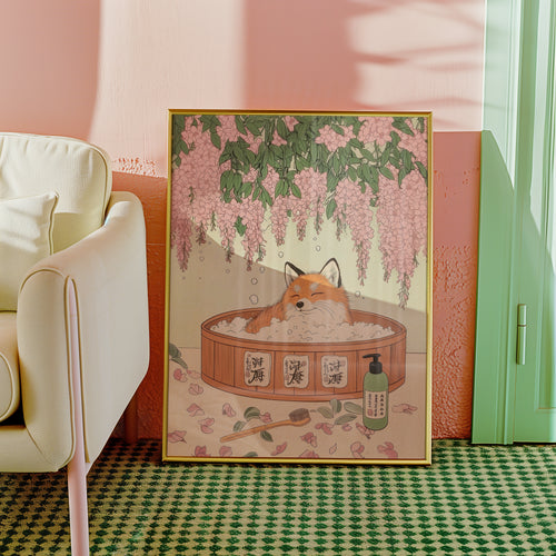 Tranquil Fox Poster – poster på vägg inredning