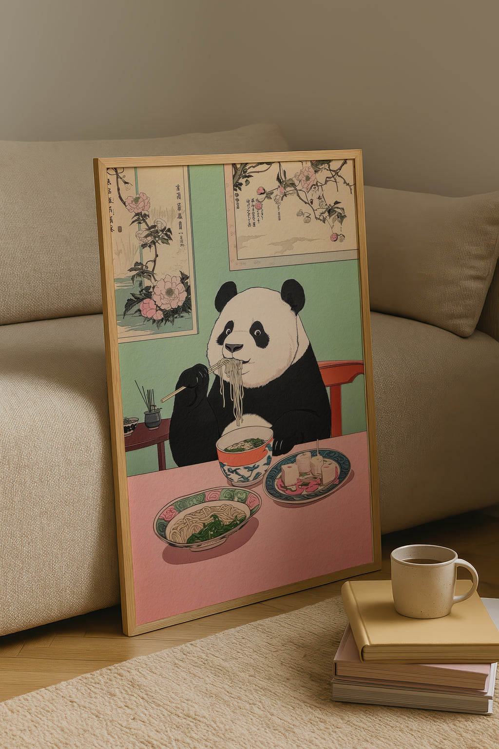 Panda Feast Poster