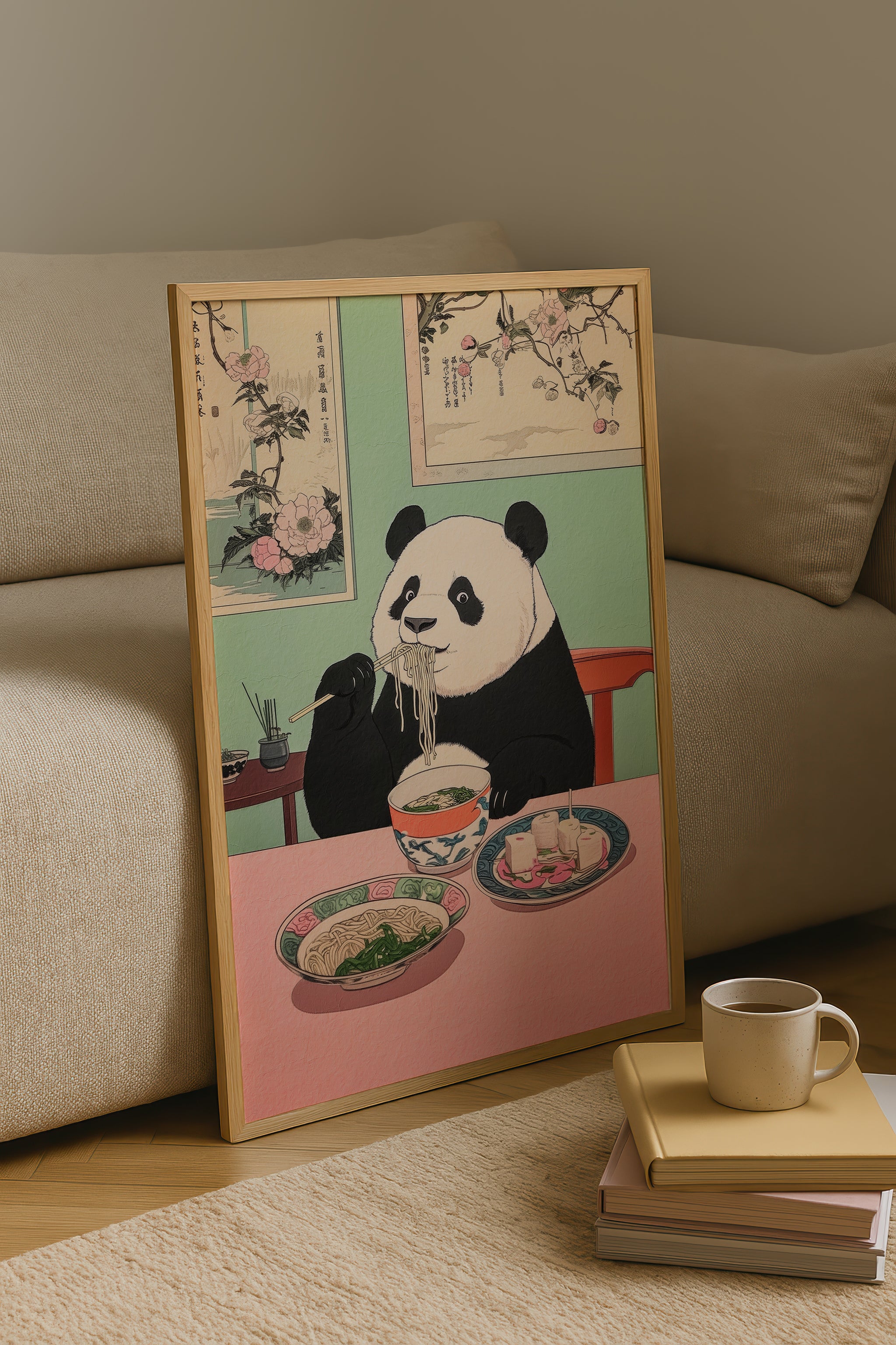 Panda Feast Poster