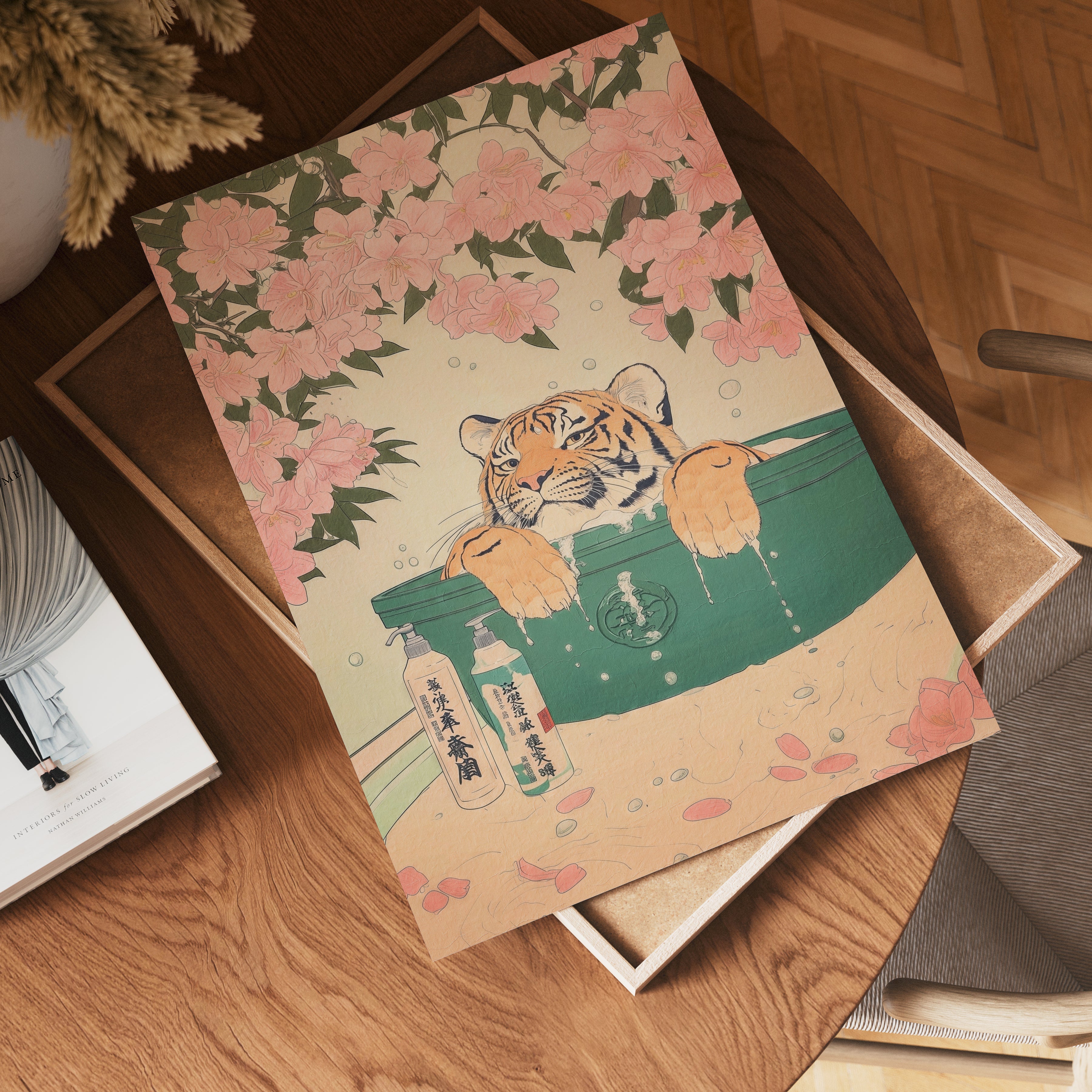 Zen Tiger Poster – poster väggdekoration