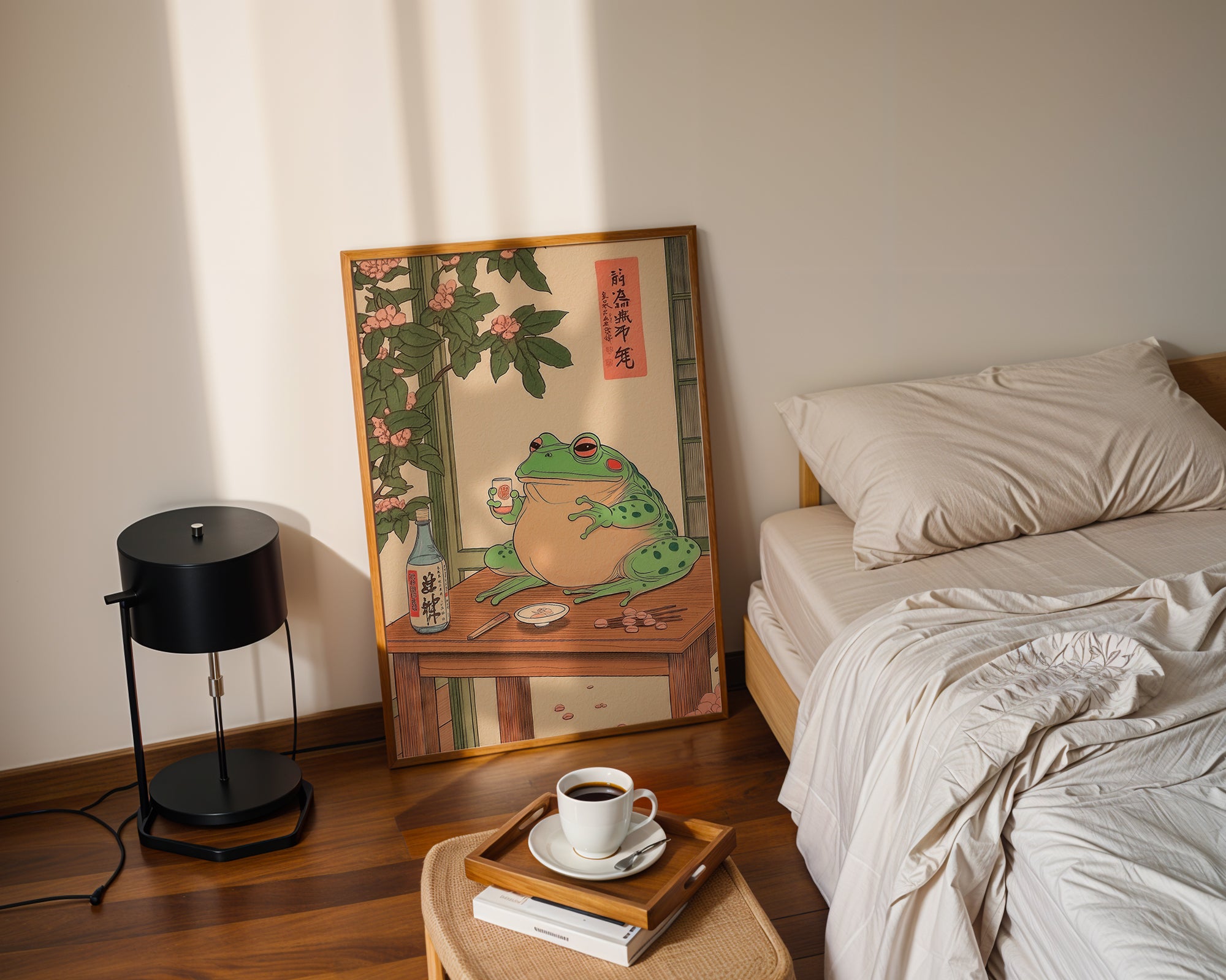 Sake Frog Poster – poster på vägg inredning