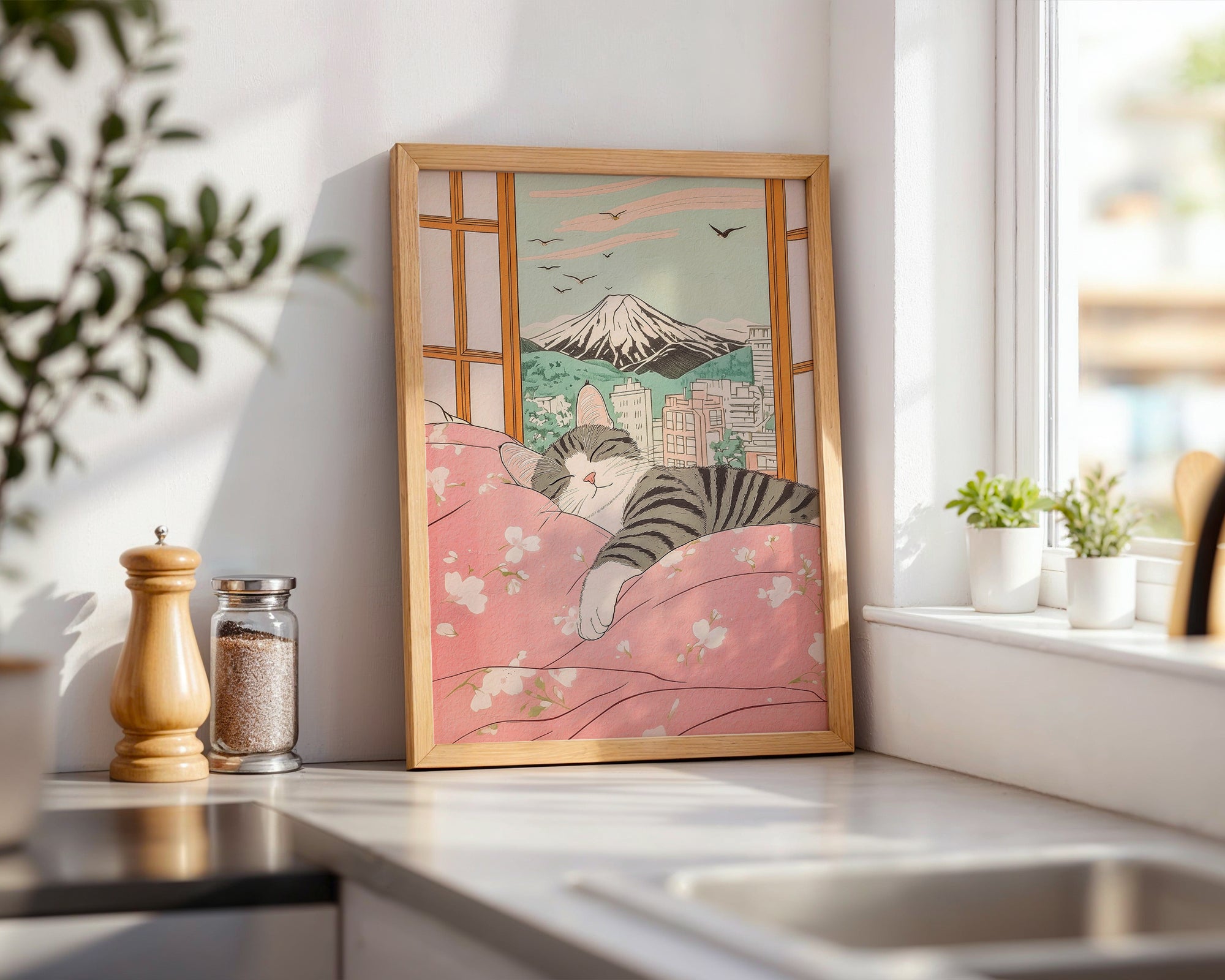 Peaceful City Dreams Poster