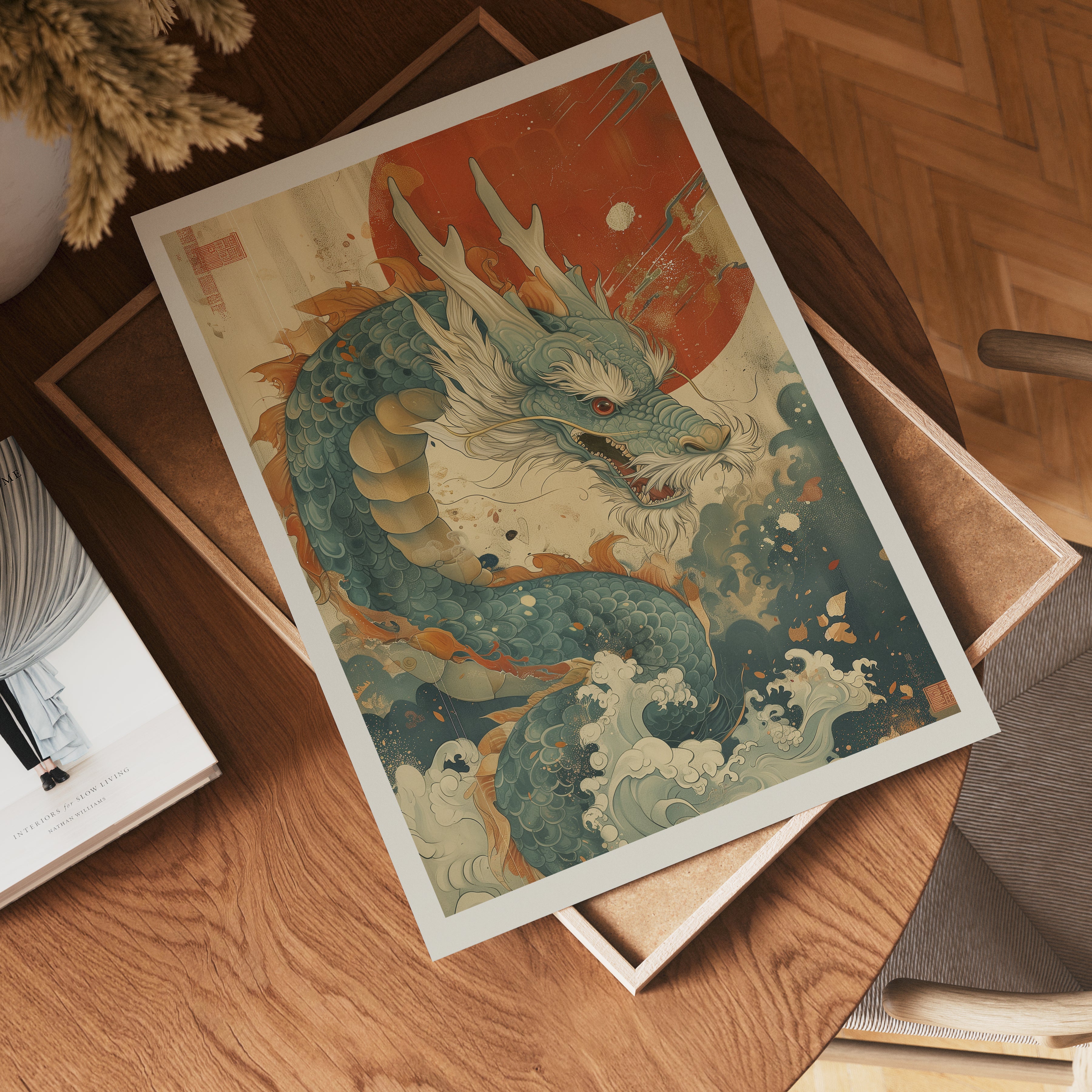 Ancient Serpent Poster – poster väggdekoration