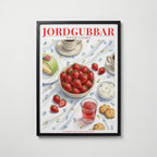 Svenska Jordgubbar Poster