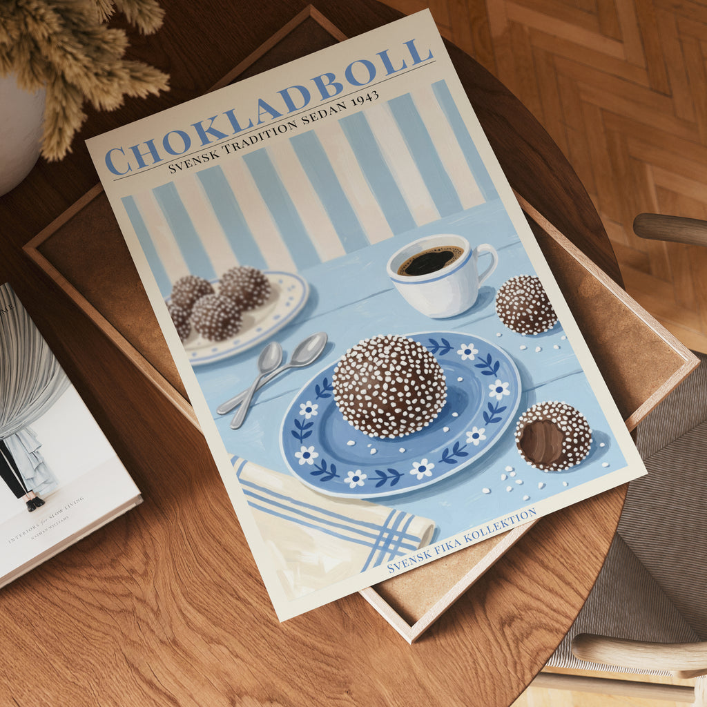 Chokladboll Poster – poster väggdekoration