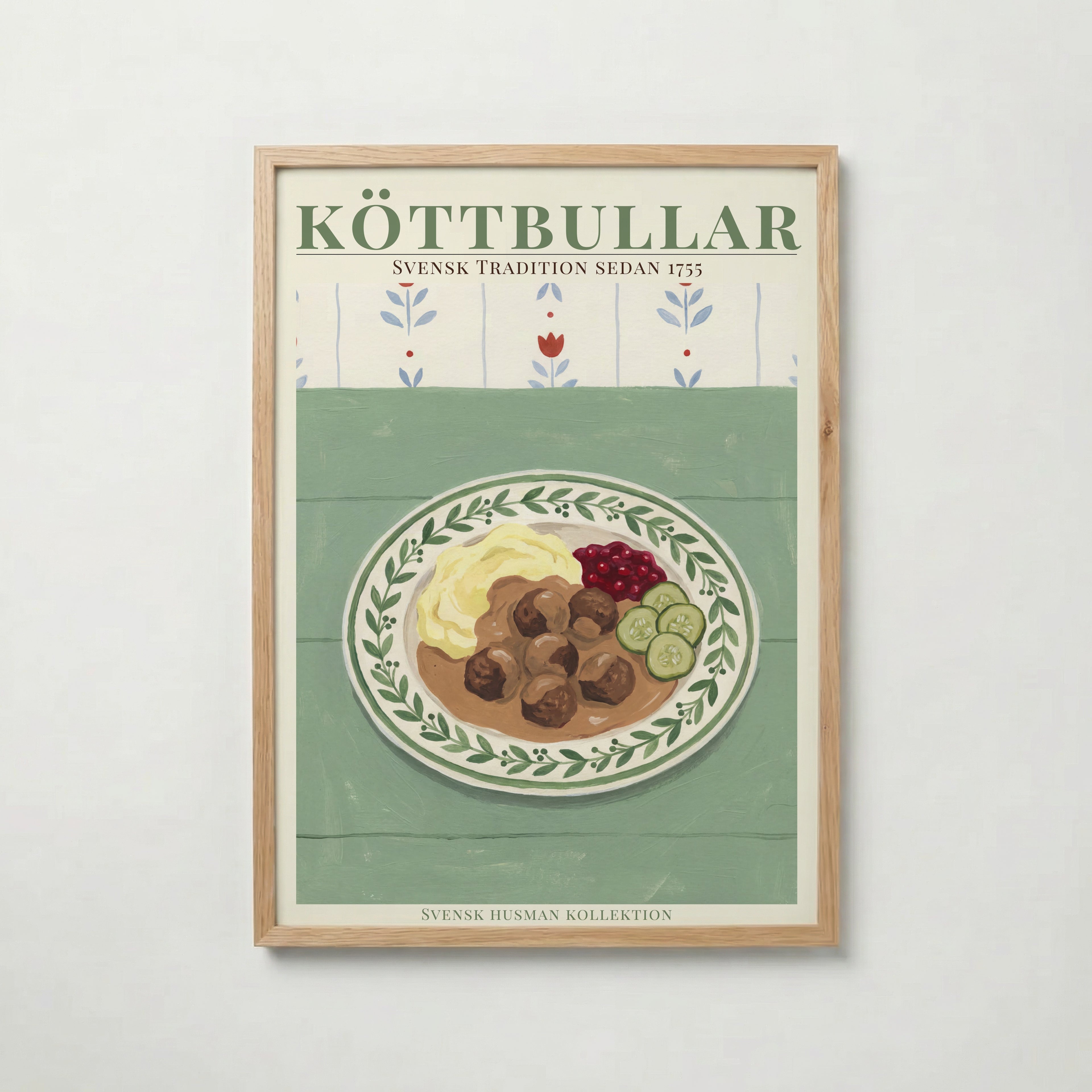 Köttbullar Poster affisch – köp poster online – Bozetto väggdekoration