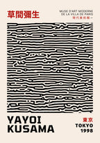 Yayoi Kusama Abstract Poster