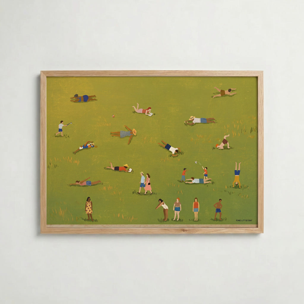 Lazy Summer Poster i rumskomposition med ekram