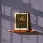 Lion in Bloom William Morris Poster