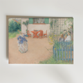 Carl Larsson Lisbeth som den – stilfullt konsttryck från Bozetto, tryckt på matt finpapper