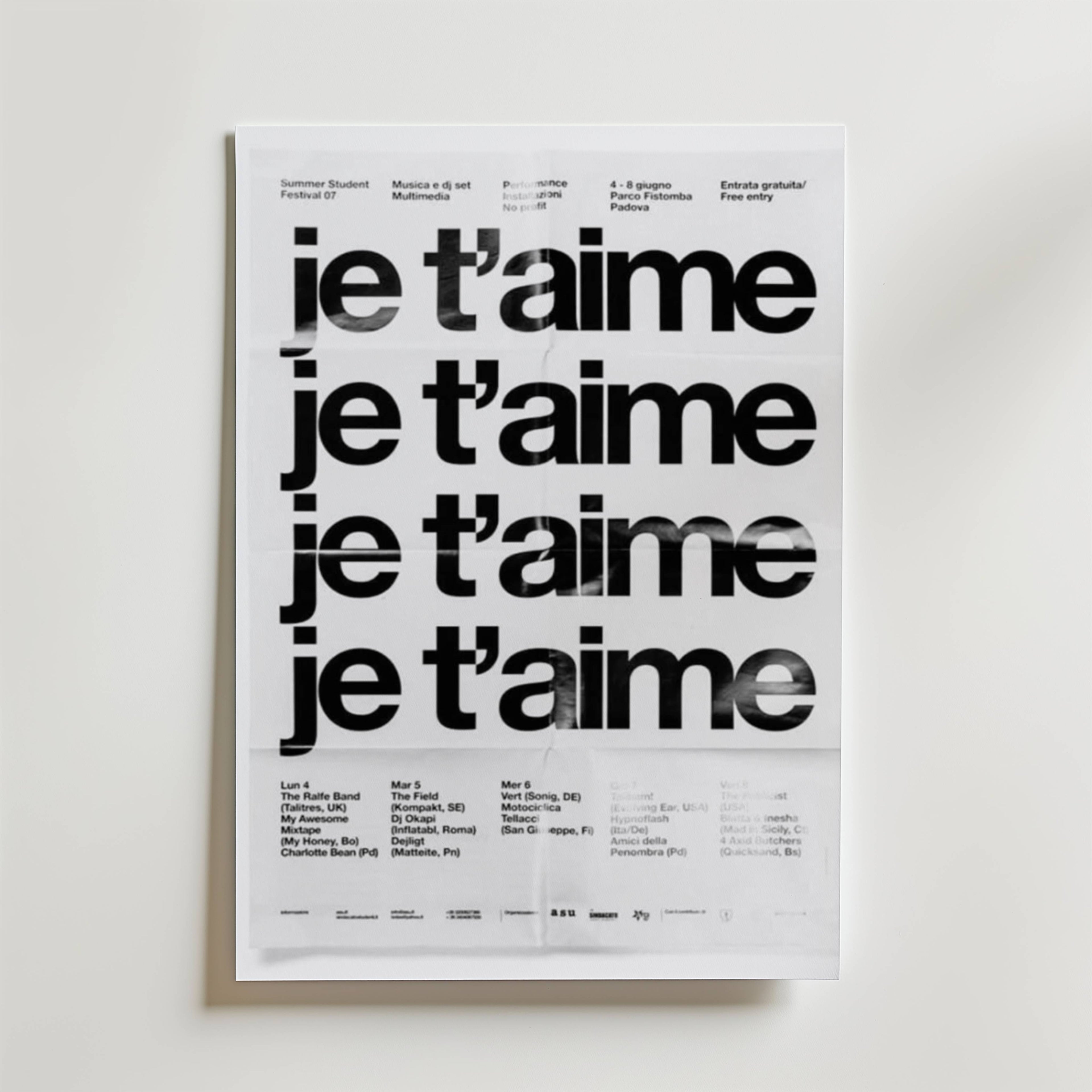 Je T’aime Poster