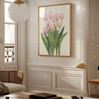 Pink Tulips Poster