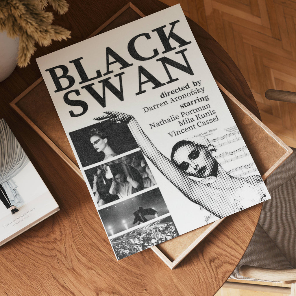 Black Swan poster visad rakt fram – Bozetto affisch i hög tryckkvalitet i hög tryckkvalitet