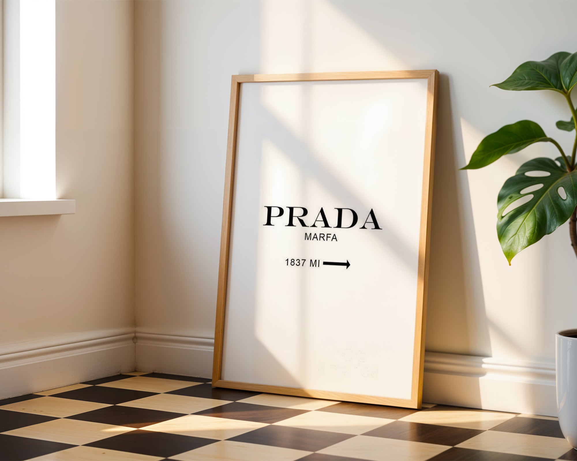 Prada Marfa Poster